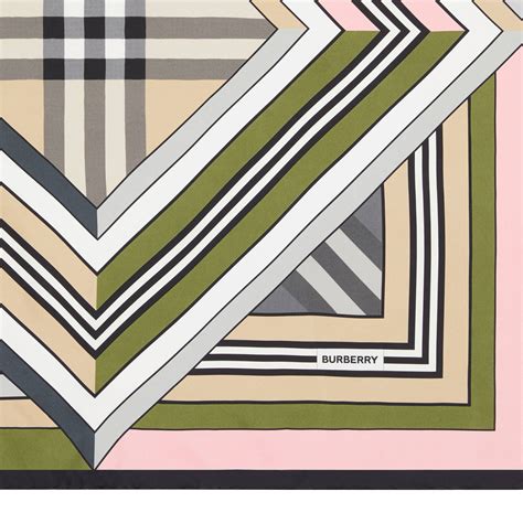 seidentuch burberry muster